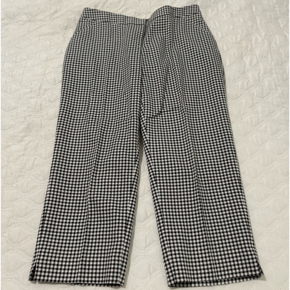 Rafaella Capri Checker black/white with stretch Size 10 - Picture 1 of 7